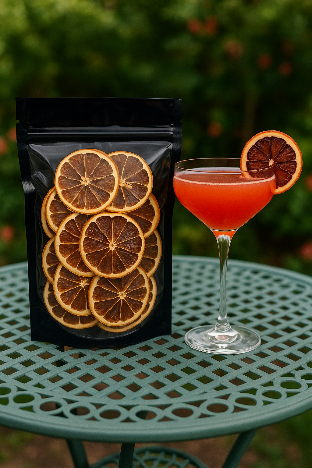 40+ Piece Dehydrated Blood Orange Slices – All-Natural Cocktail & Culinary Garnish